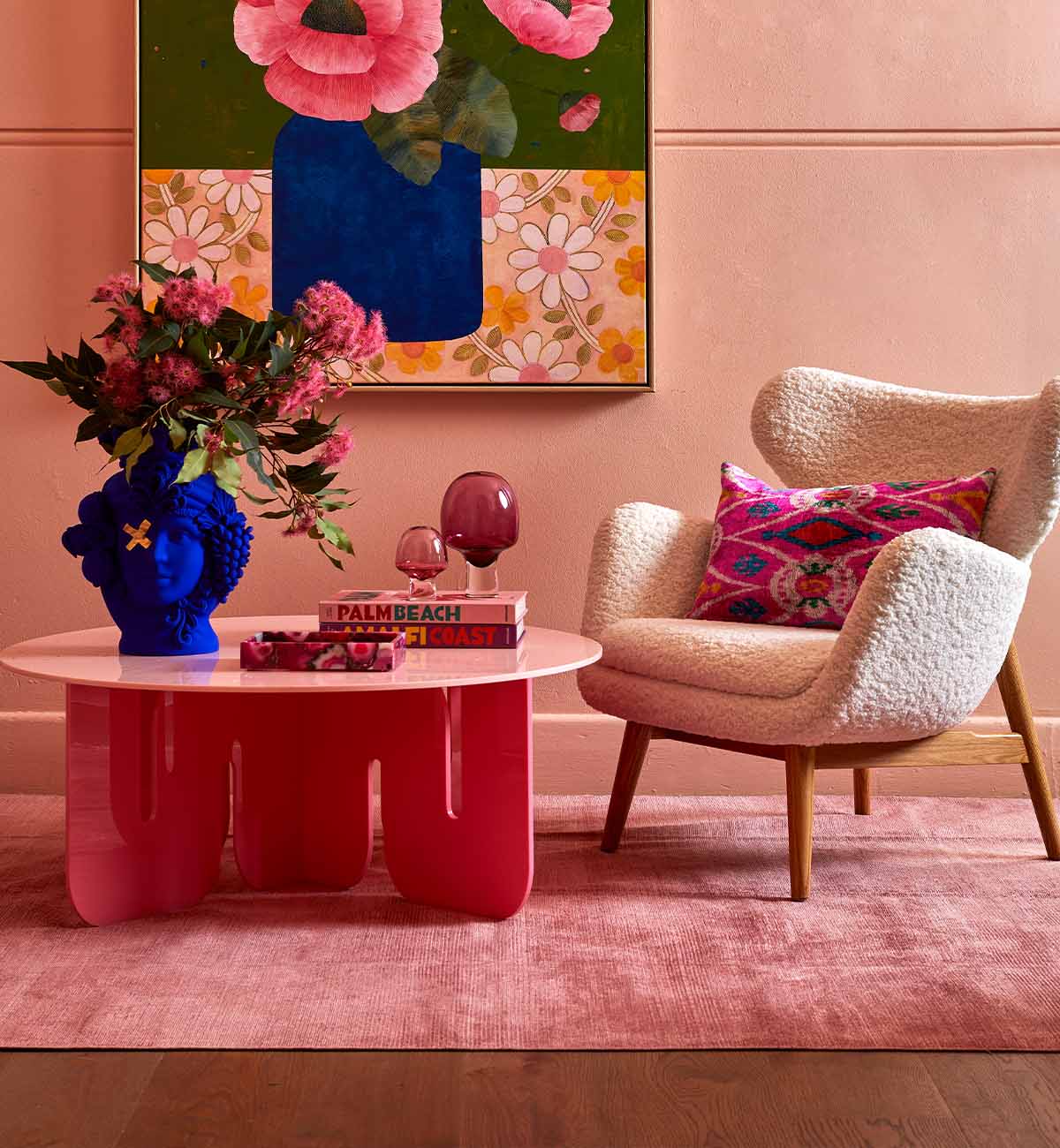 Good Vibes Coffee Table In Pink - Image 5