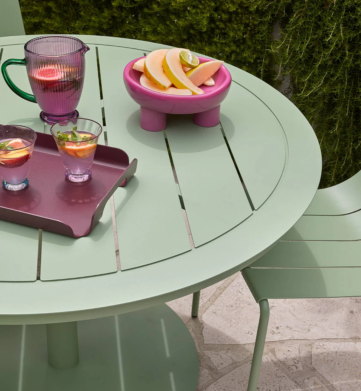 Gossip Dining Table in Moss - 77cm - Image 2