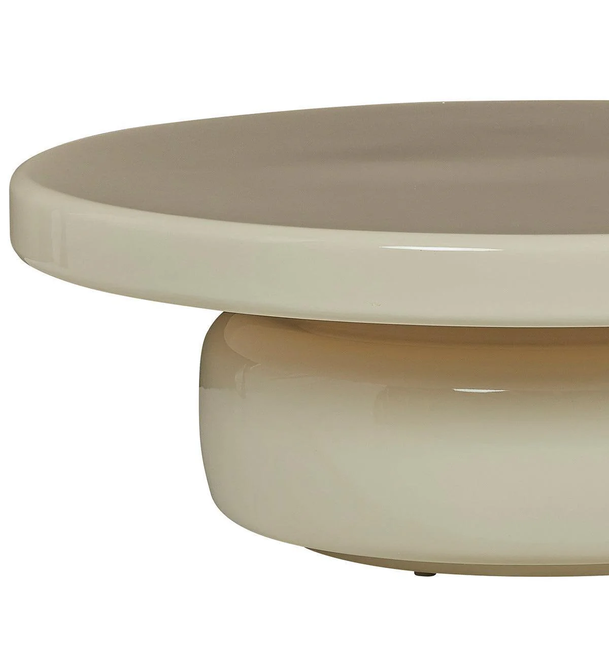 Halo Glossy Coffee Table In Tofu - Image 13