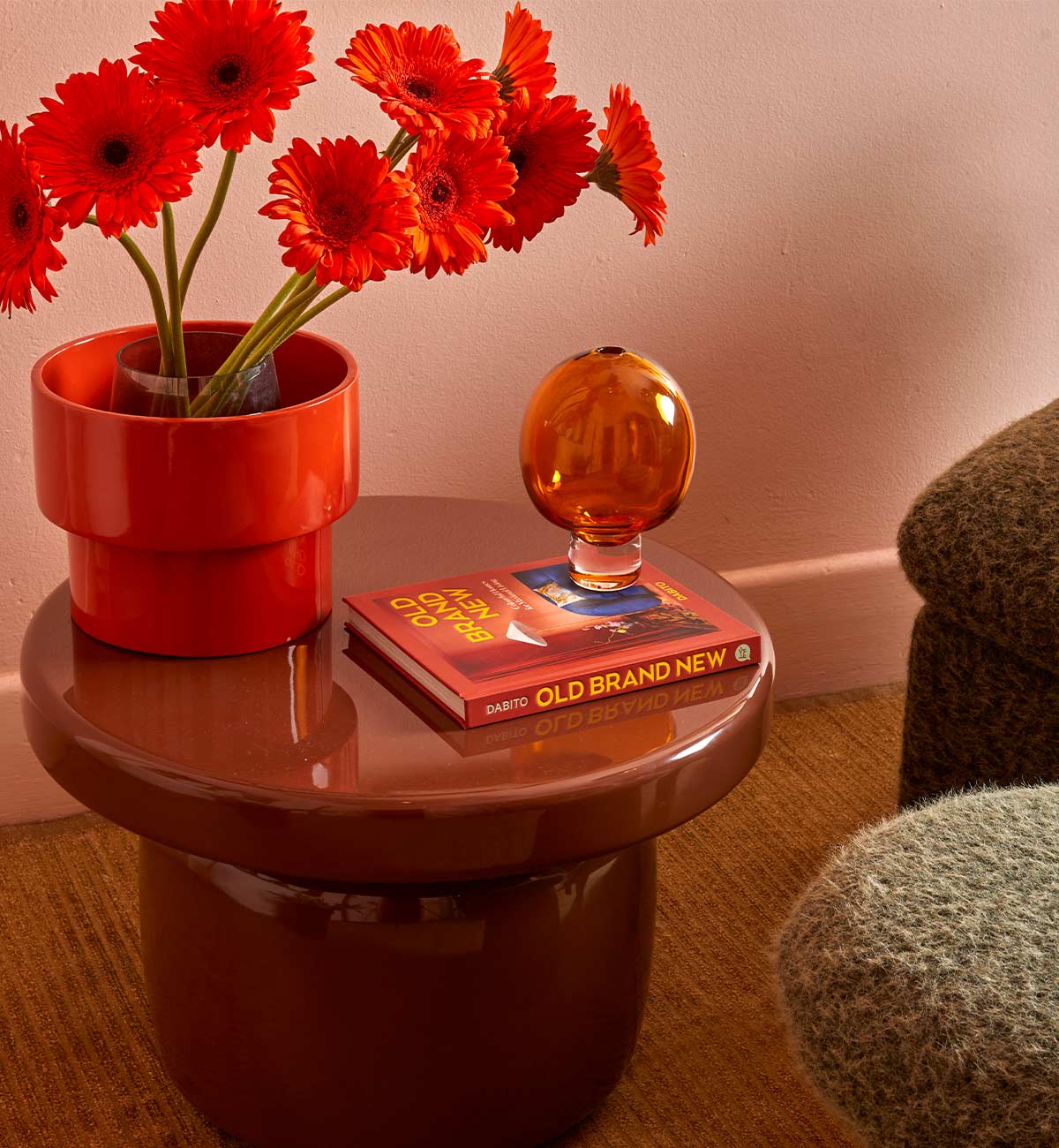 Halo Glossy Side Table In Espresso - Image 10