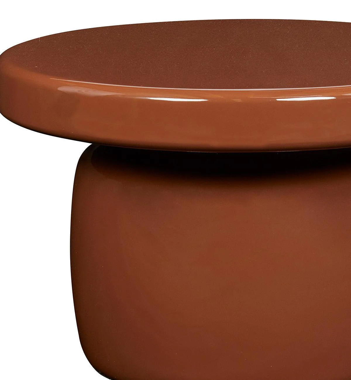 Halo Glossy Side Table In Espresso - Image 11