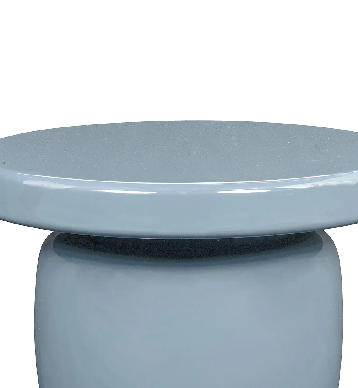 Halo Glossy Side Table in Powder Blue - Image 8