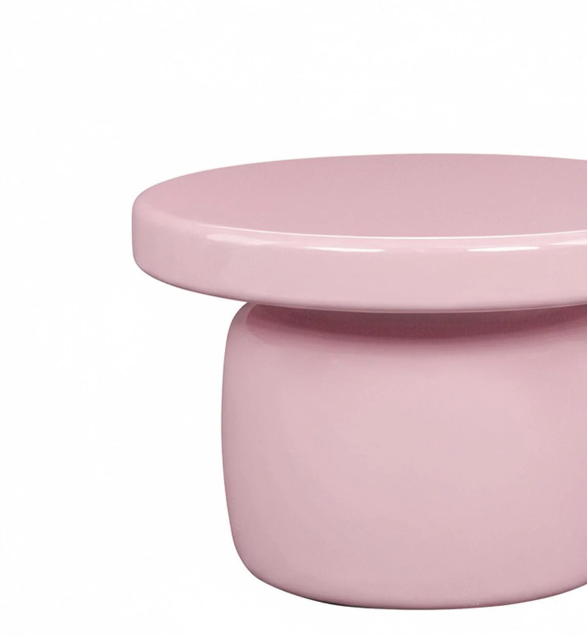 Halo Glossy Side Table in Sweetpea - Image 2