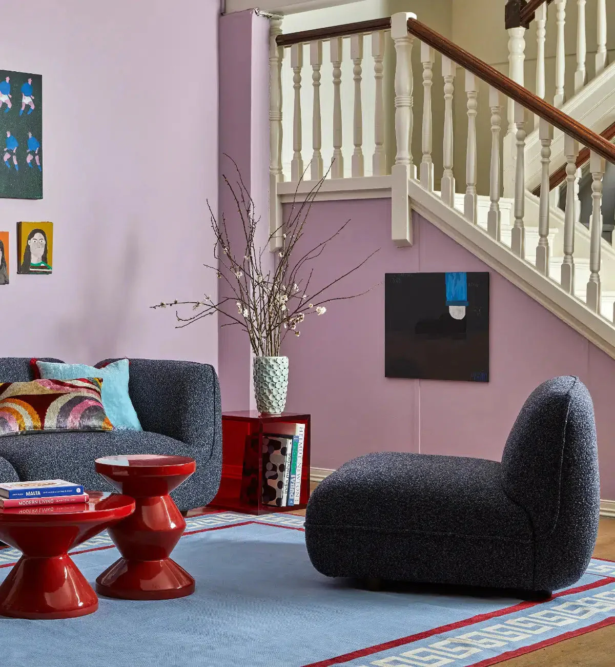 Homebody Sofa - Armless Chair In Midnight - Image 2