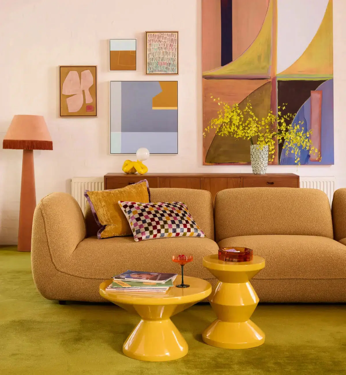 Homebody Sofa - Armless Chair In Saffron - Image 2