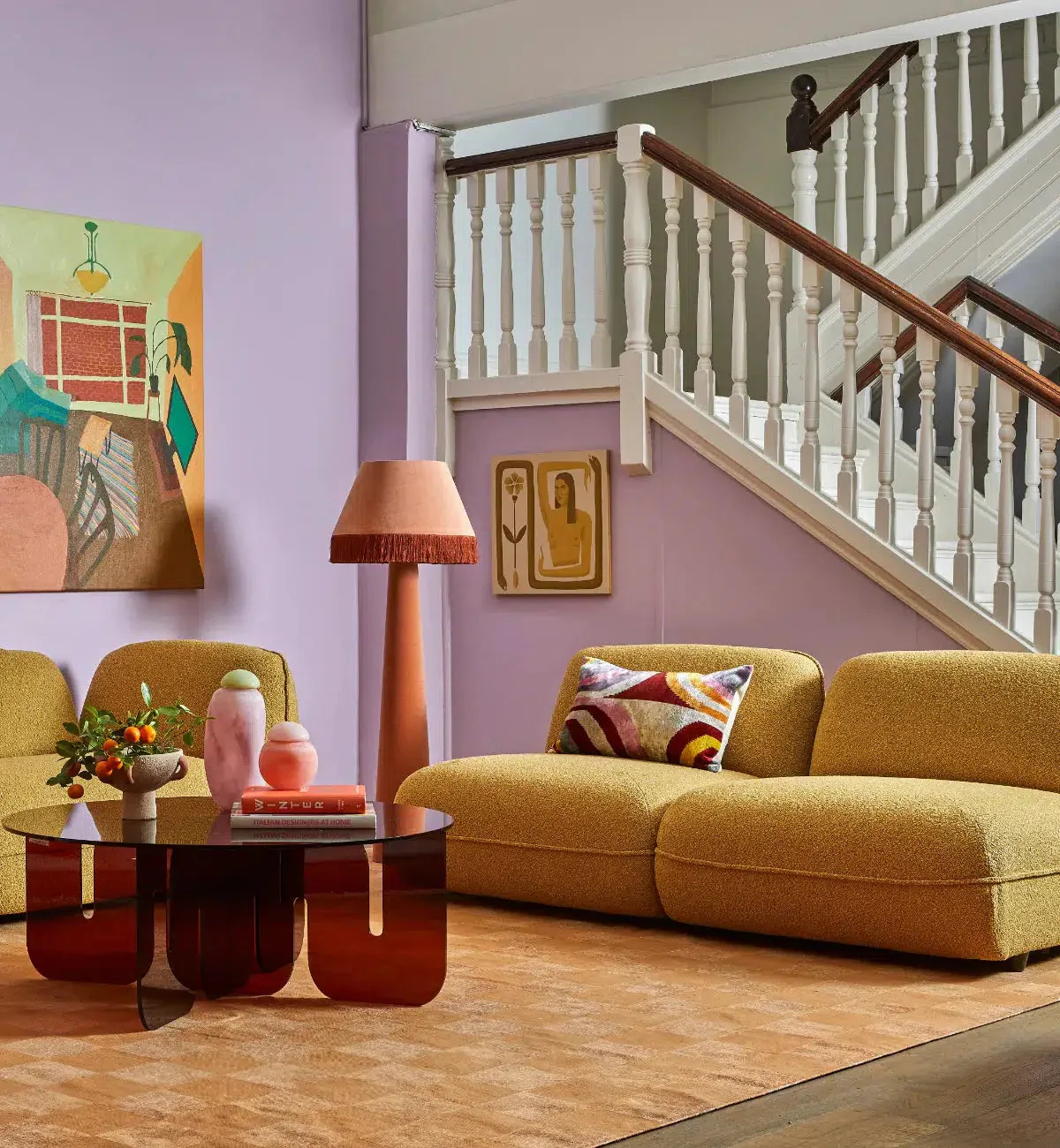 Homebody Sofa - Armless Chair In Saffron - Image 3