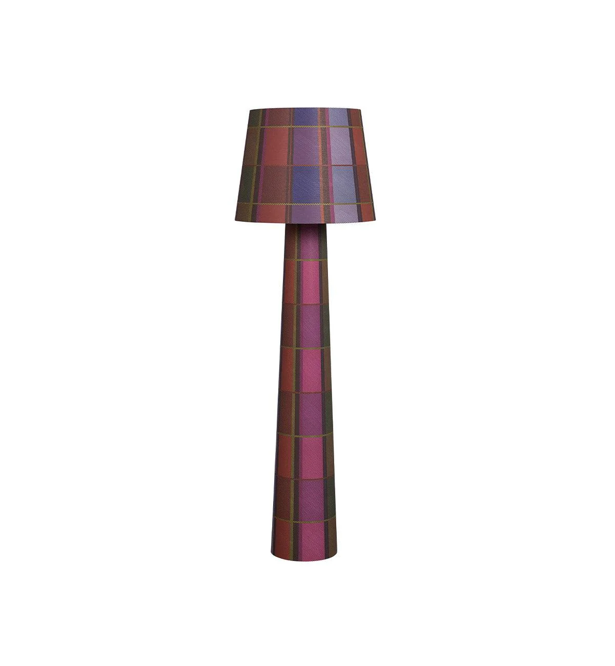 Hot Toddy Floor Lamp in Plaid