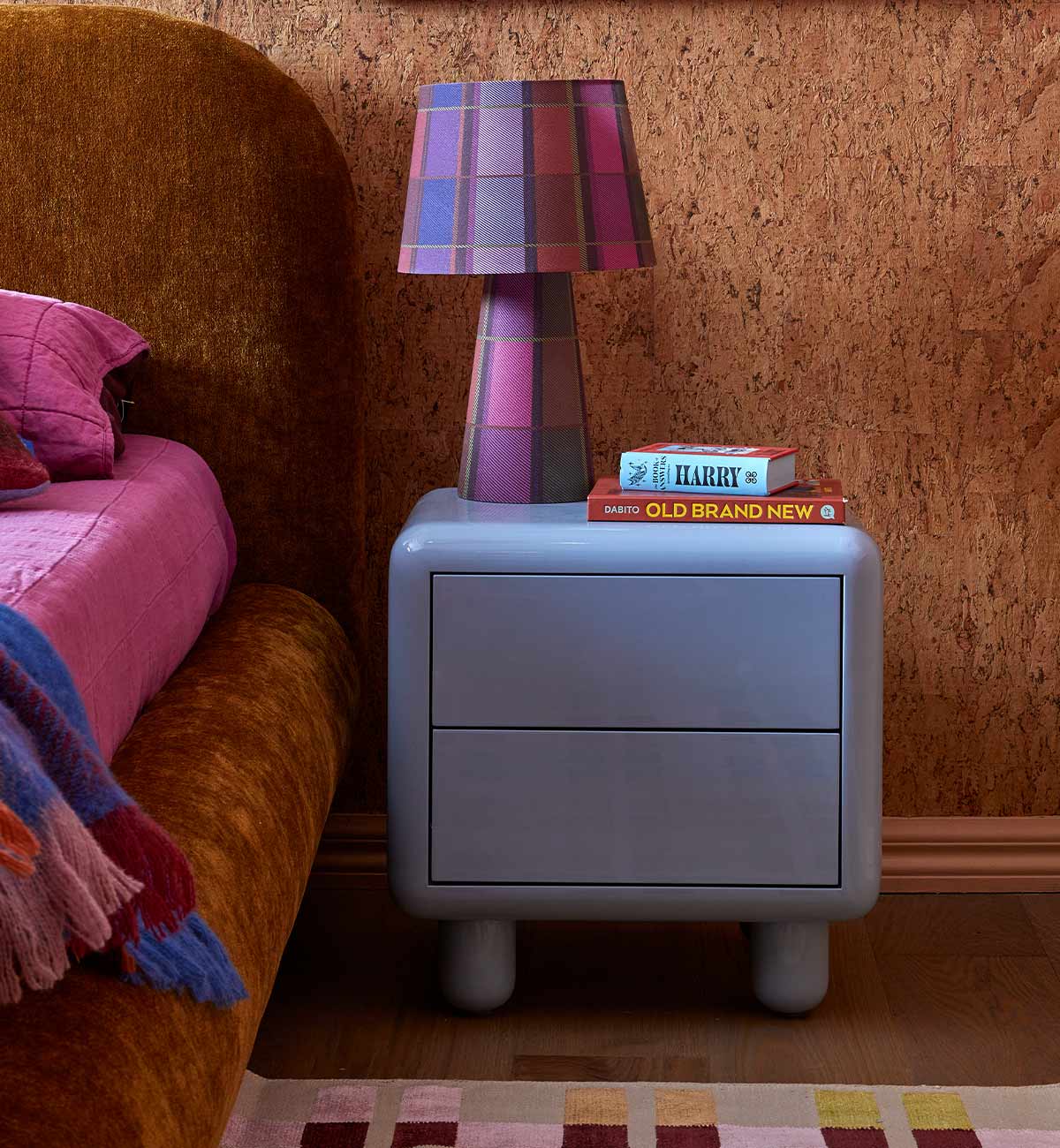 Hot Toddy Table Lamp in Plaid - Image 2