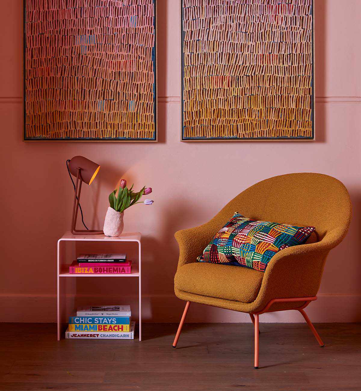 Hubba Bubba Bedside Table In Pink - Image 3