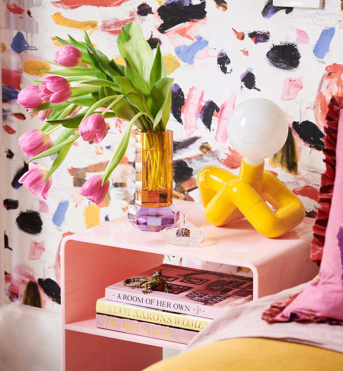 Hubba Bubba Bedside Table In Pink - Image 4