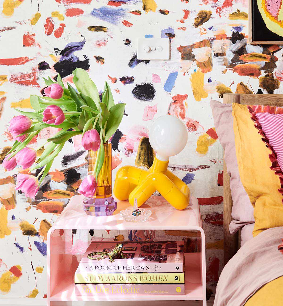 Hubba Bubba Bedside Table In Pink - Image 9