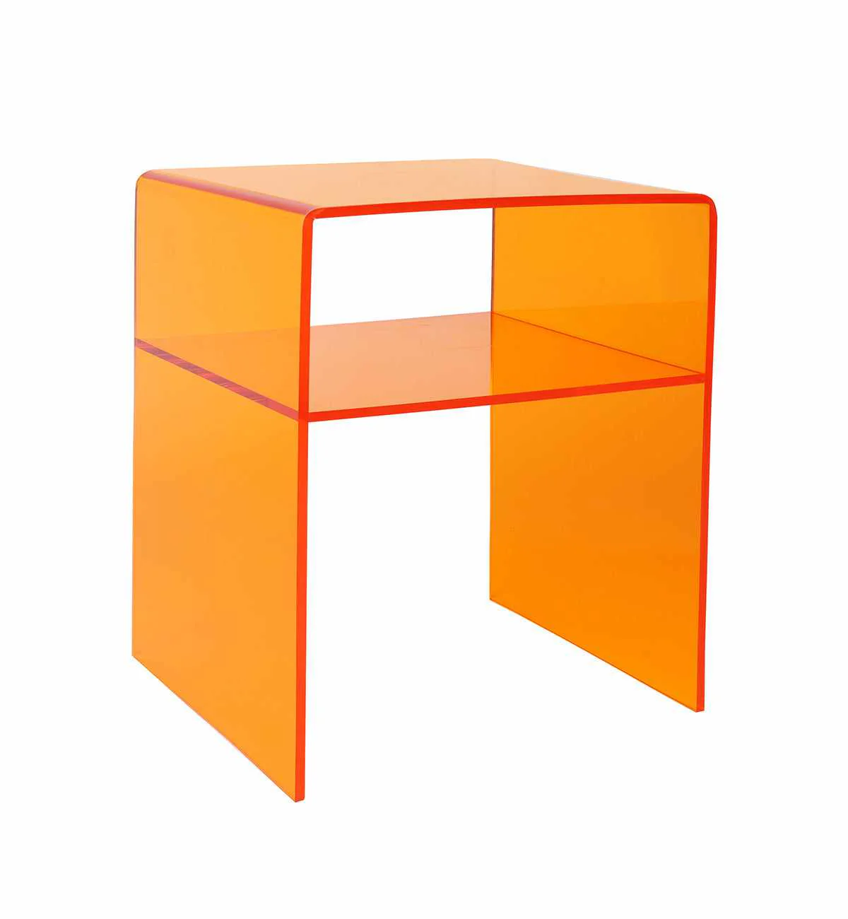 Hubba Bubba Bedside Table In Tangerine - Image 4