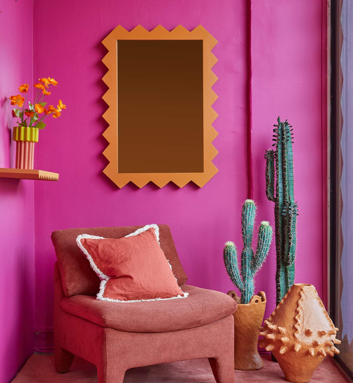 Jagger Wall Mirror in Inca Sand - Image 2
