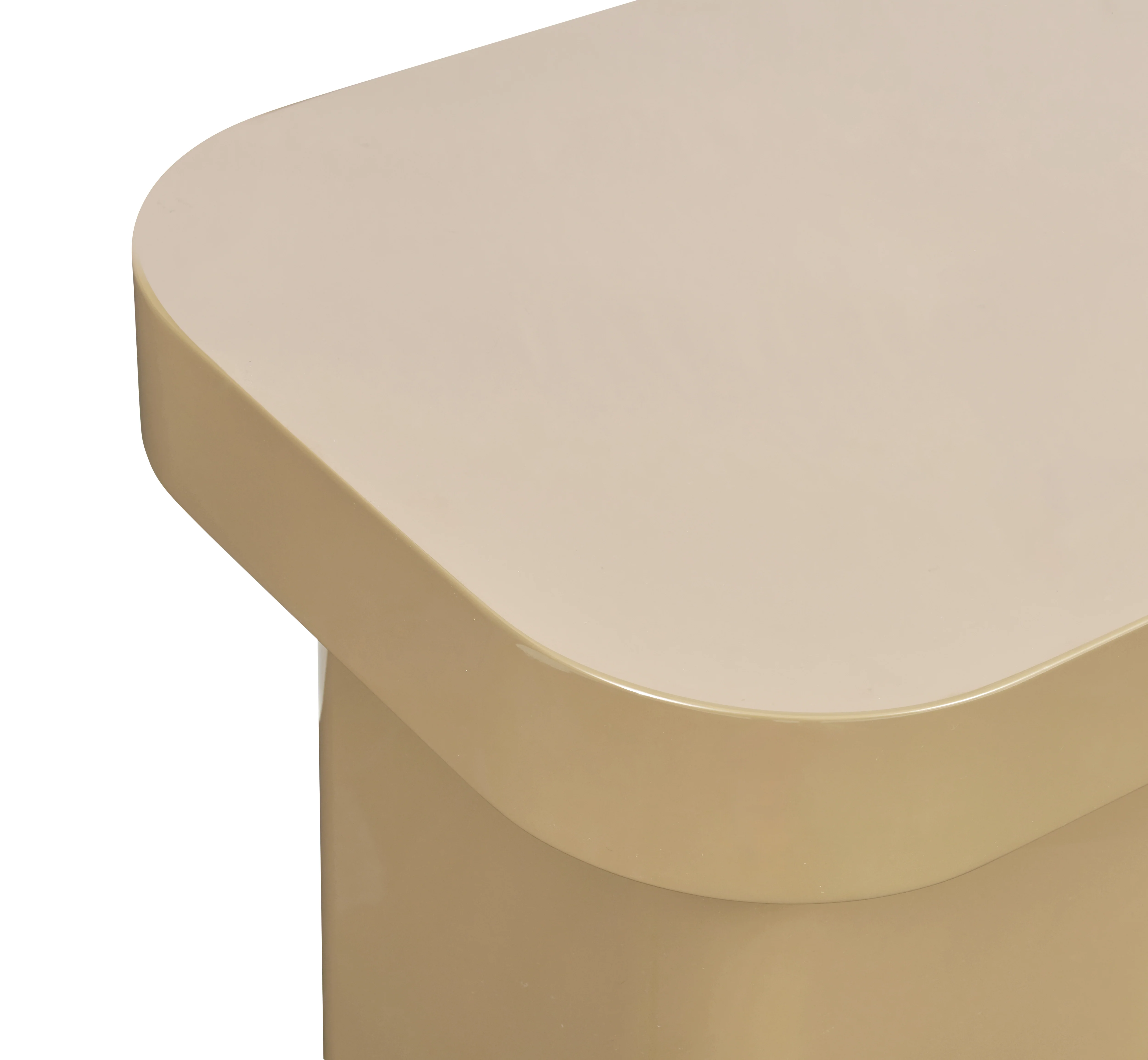 Juno Glossy Console in Croissant - Image 4