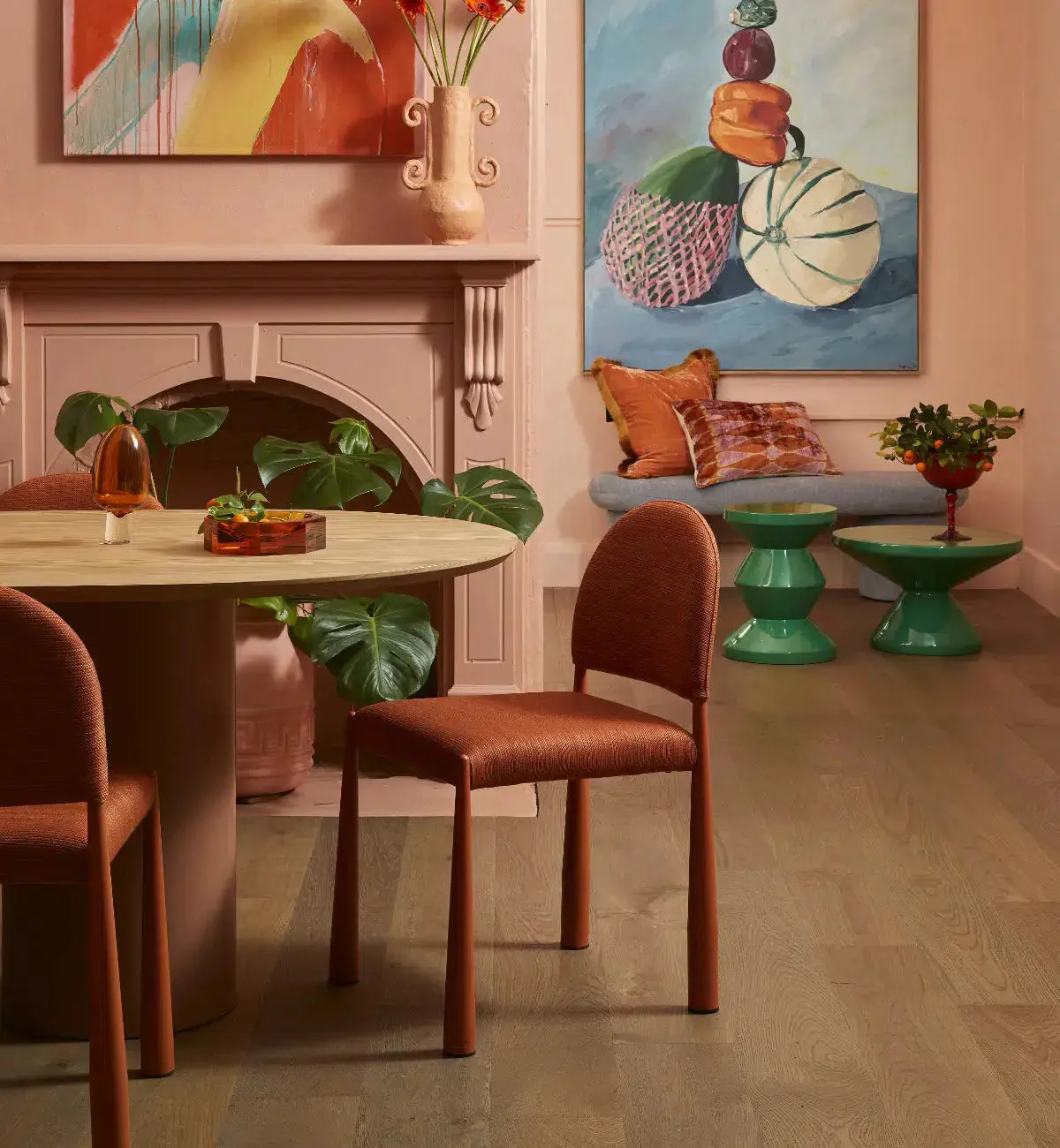 Lenny Dining Chair In Marmalade - Image 3