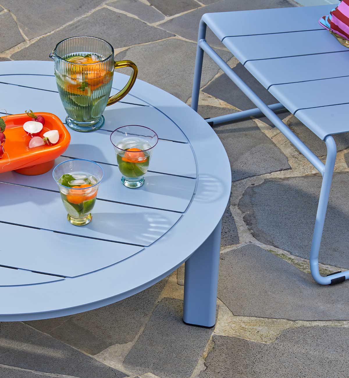 Low Down Coffee Table In Sea Mist - Image 3