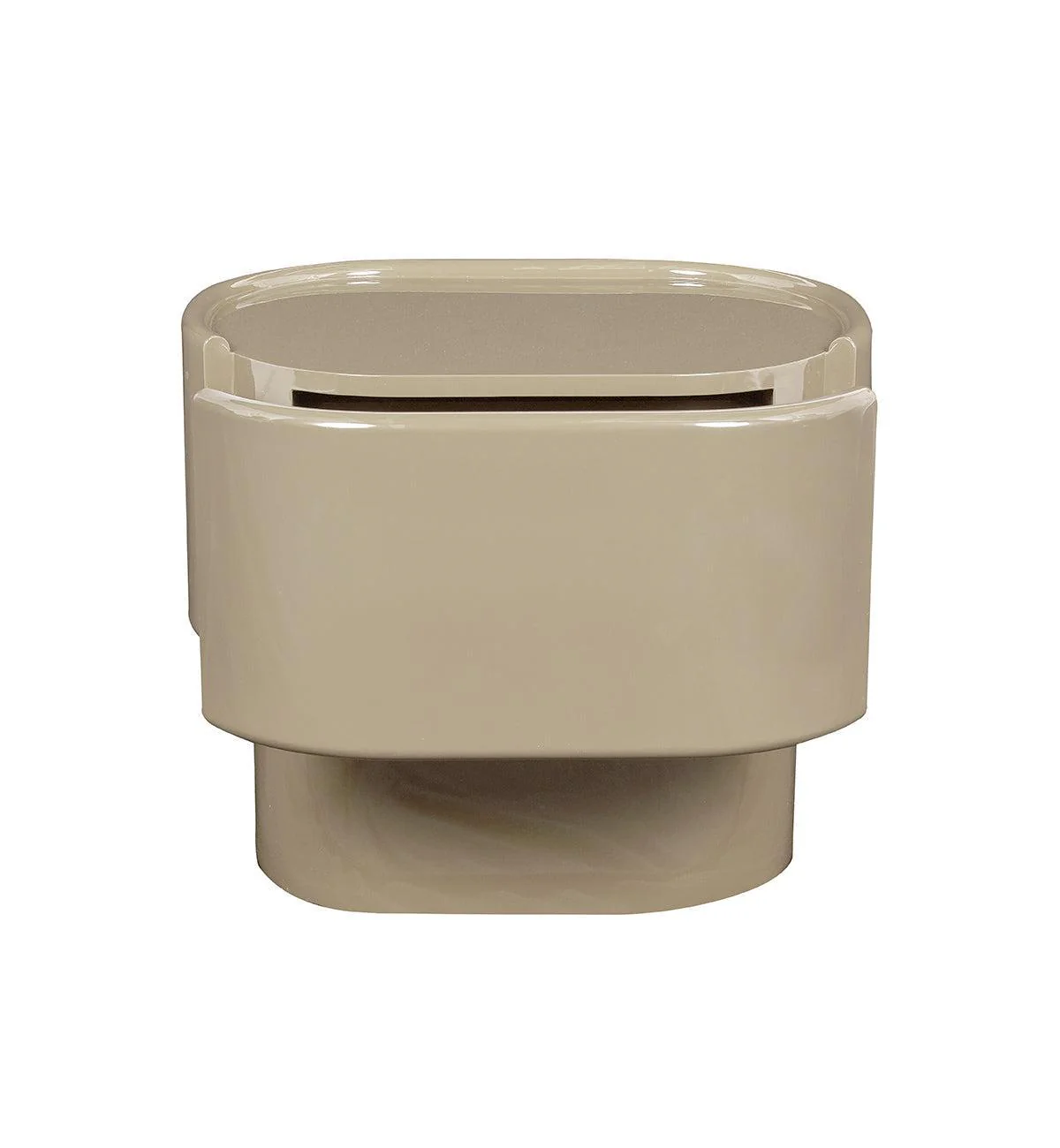 Lull Glossy Bedside Table in Croissant - Image 4