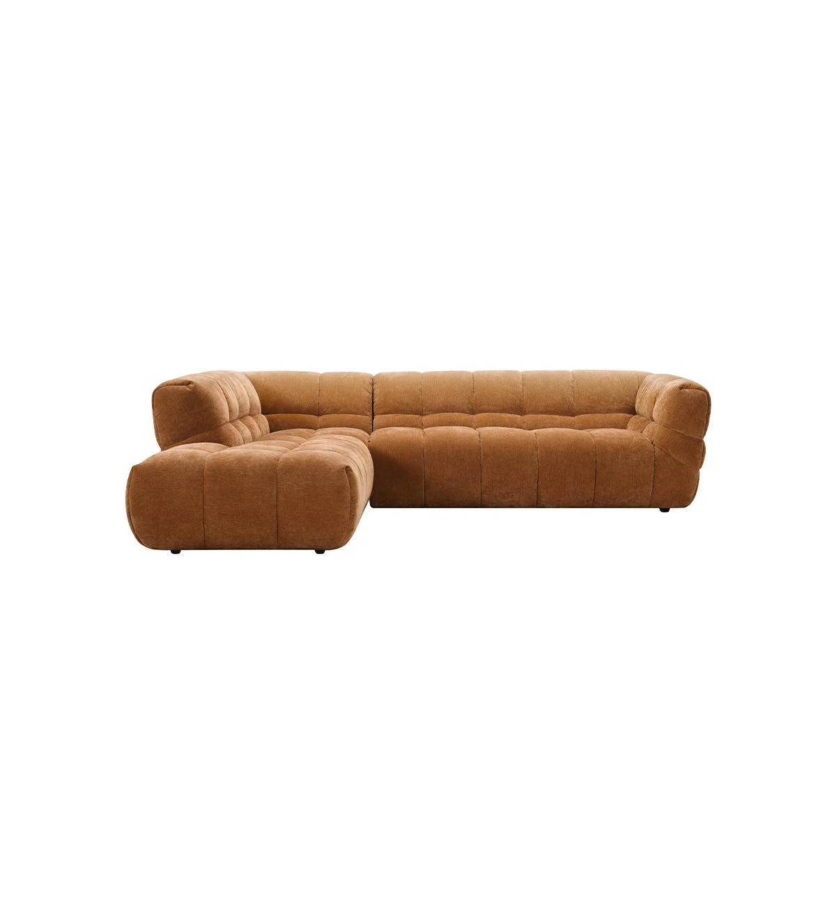 Marshmallow Modular Sofa - LHF Chaise in Chestnut