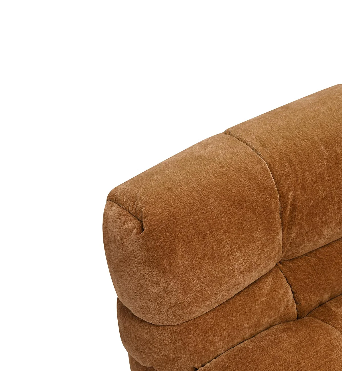 Marshmallow Modular Sofa - LHF Chaise in Chestnut - Image 9