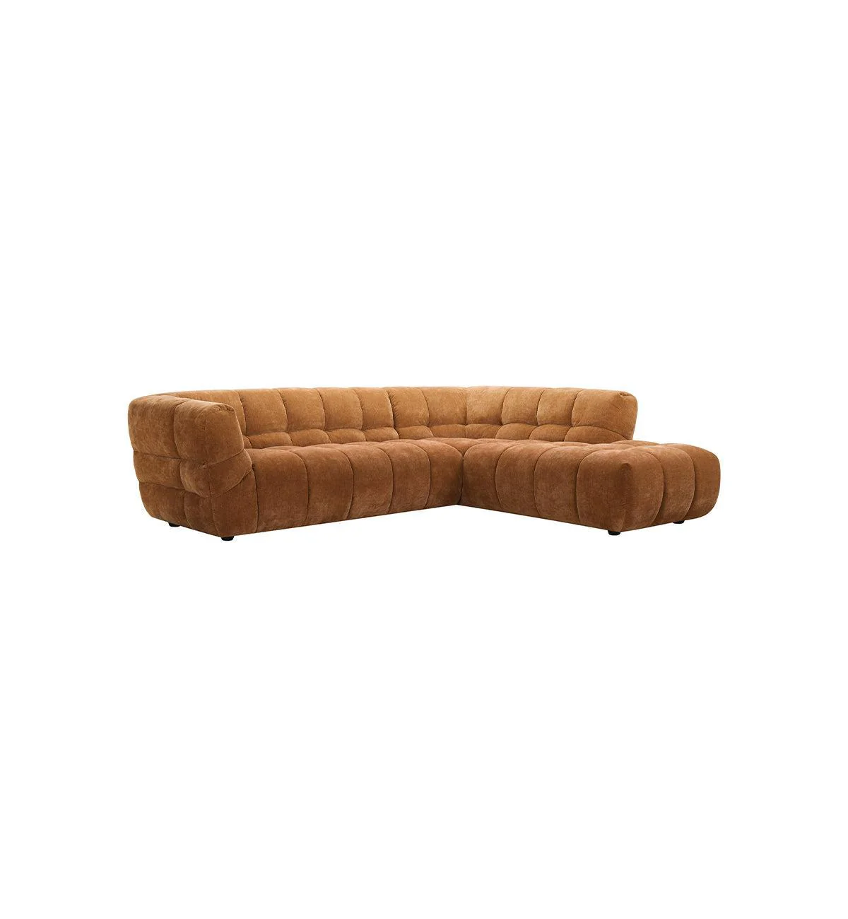 Marshmallow Modular Sofa - RHF Chaise in Chestnut - Image 7