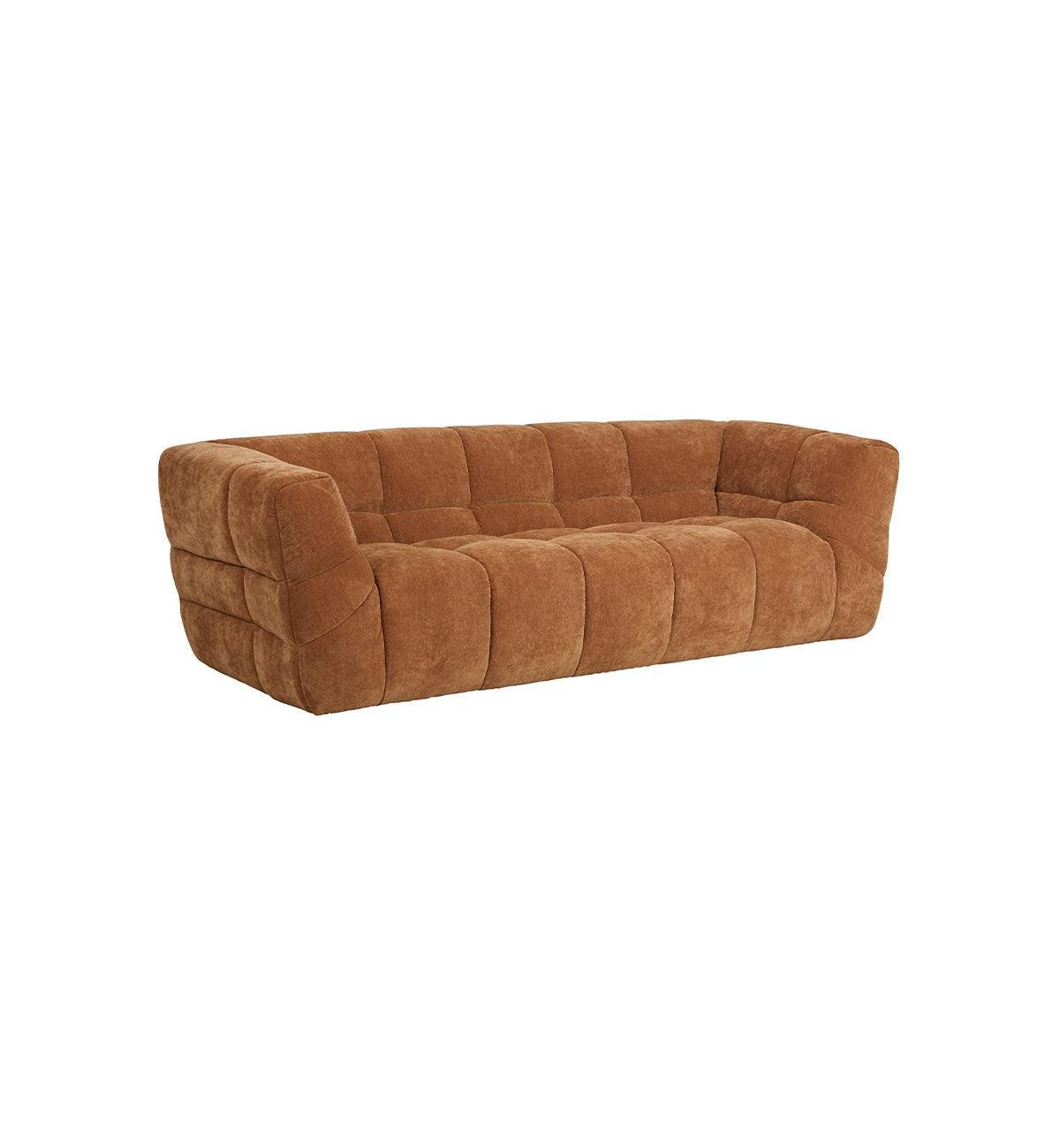 Marshmallow Sofa In Chestnut - 230cm - Image 3
