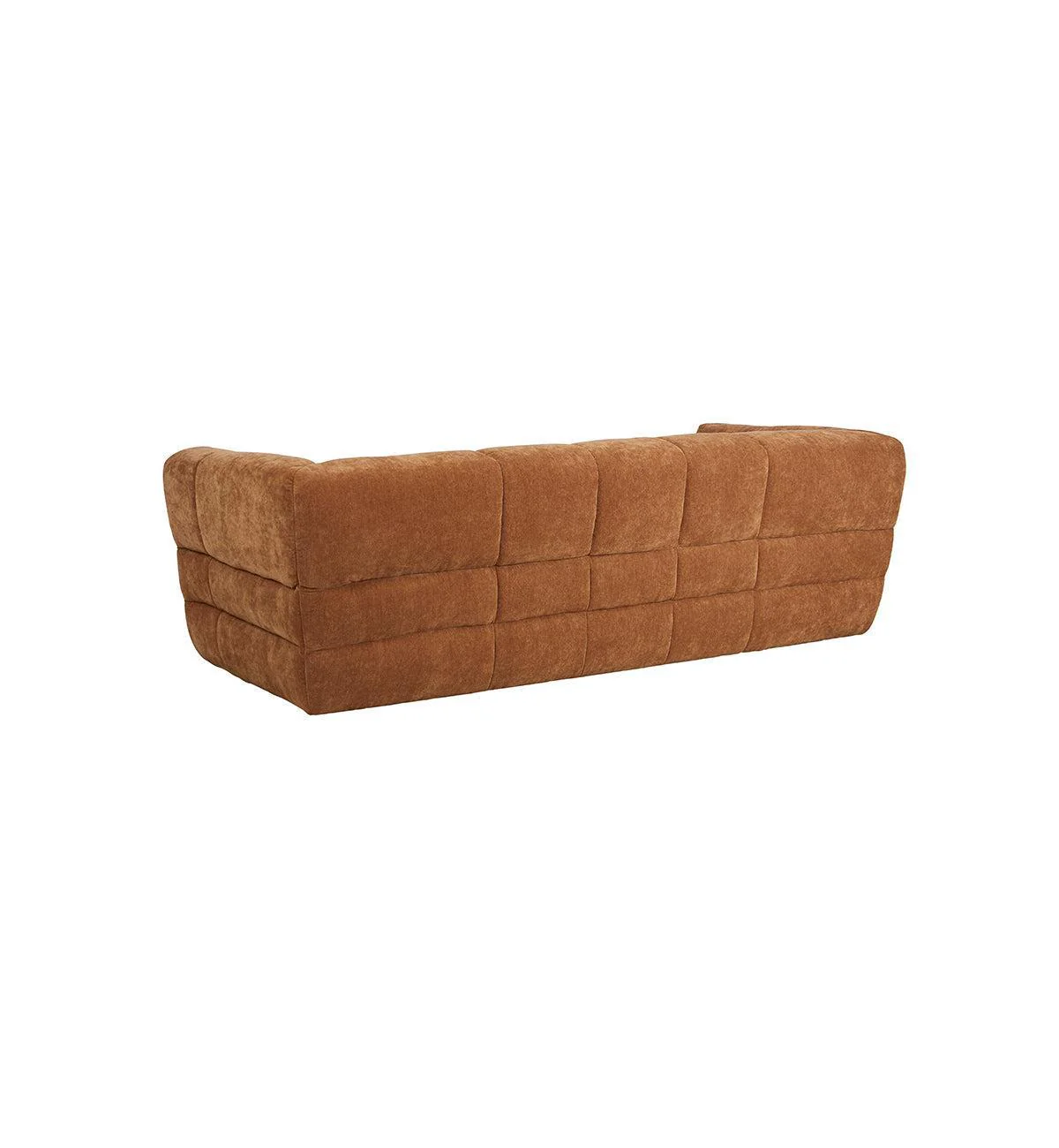 Marshmallow Sofa In Chestnut - 230cm - Image 4