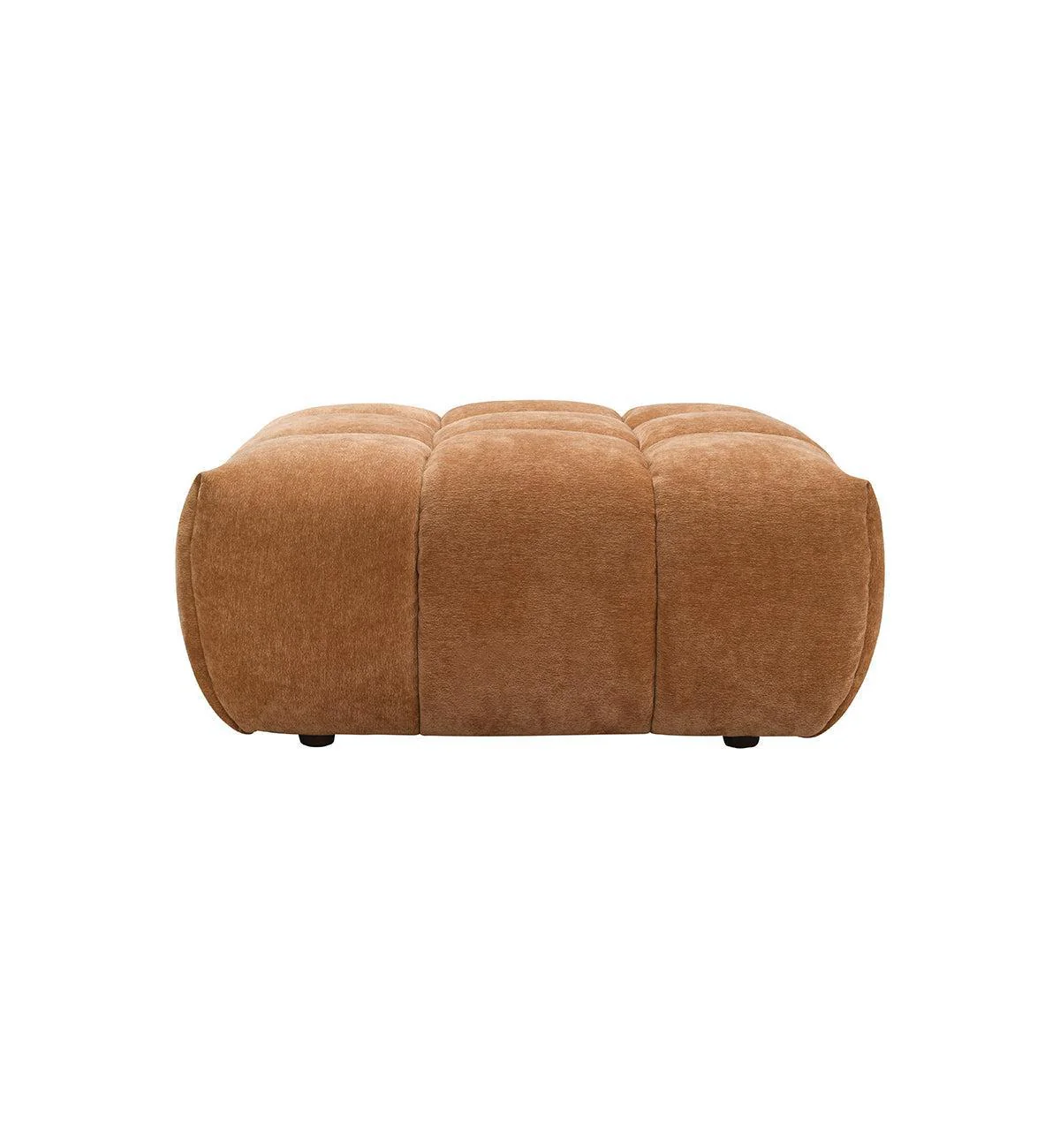 Marshmallow Sofa - Square Ottoman in Chestnut