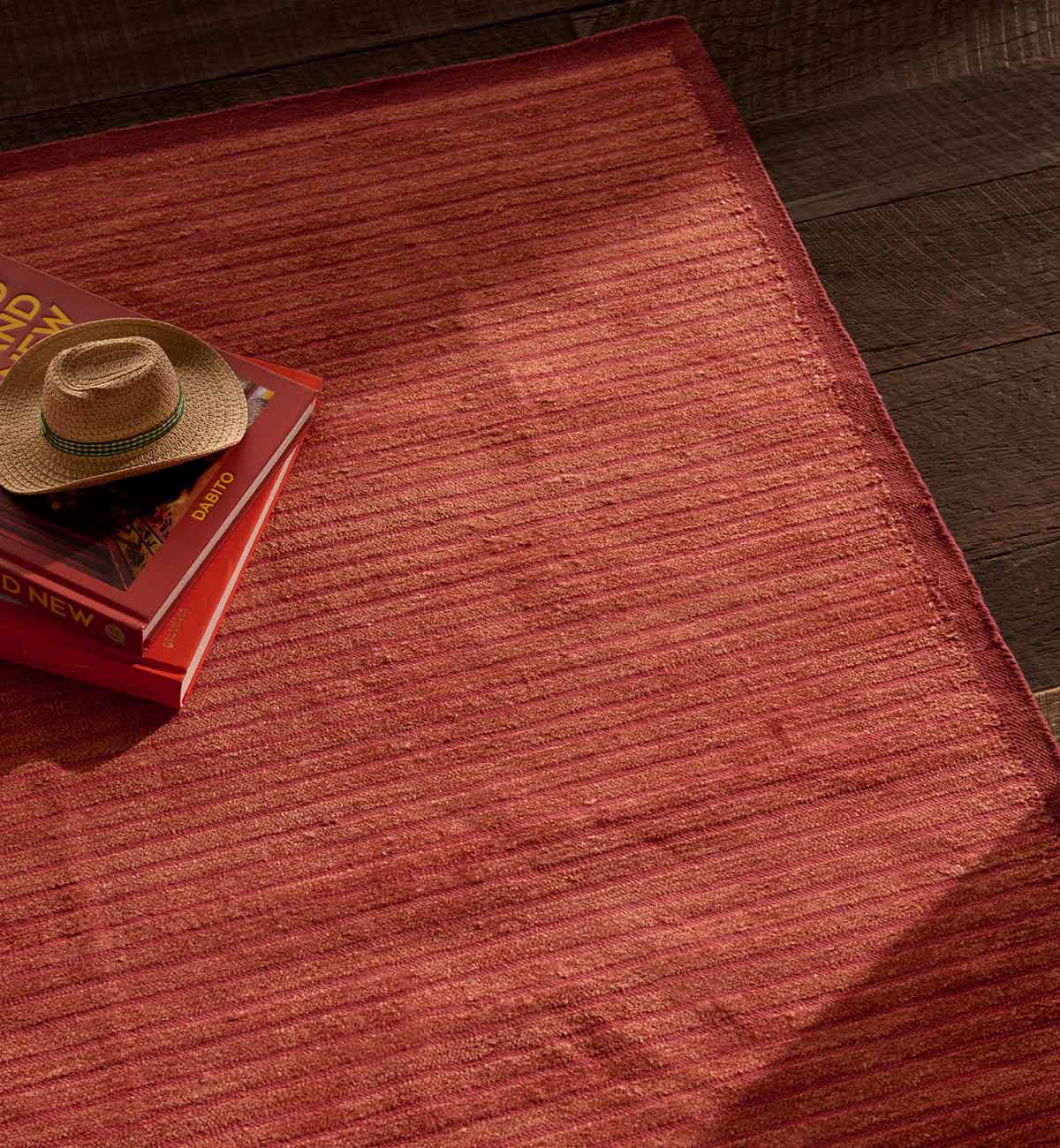 Nomad Dhurrie In Terracotta - Image 2