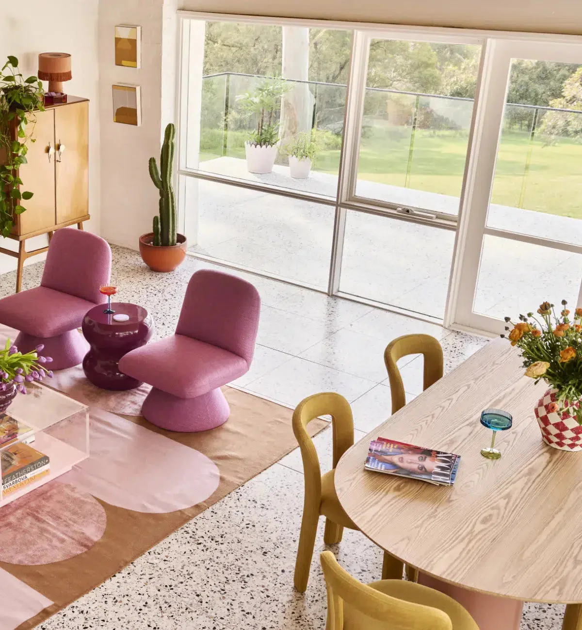 Noodle Dining Chair In Marigold - Image 3