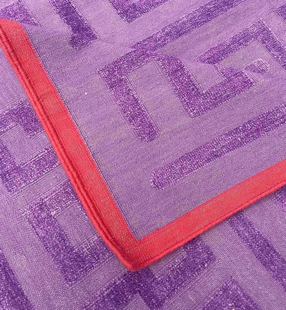 Olympia Dhurrie In Lilac - Image 12