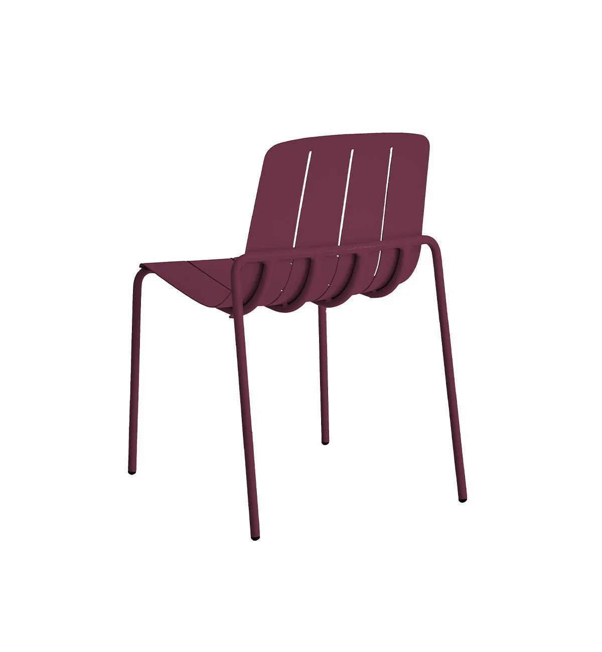Slim Dining Chair in Aubergine - Image 7