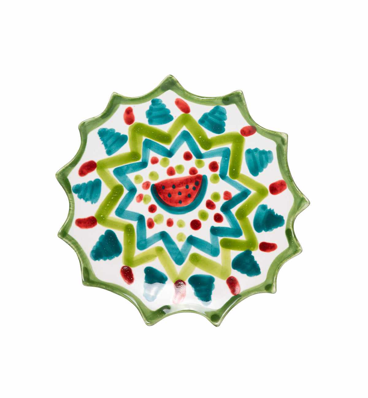 Patrizia Italiano - Scalloped Plate in Watermelon - Image 4