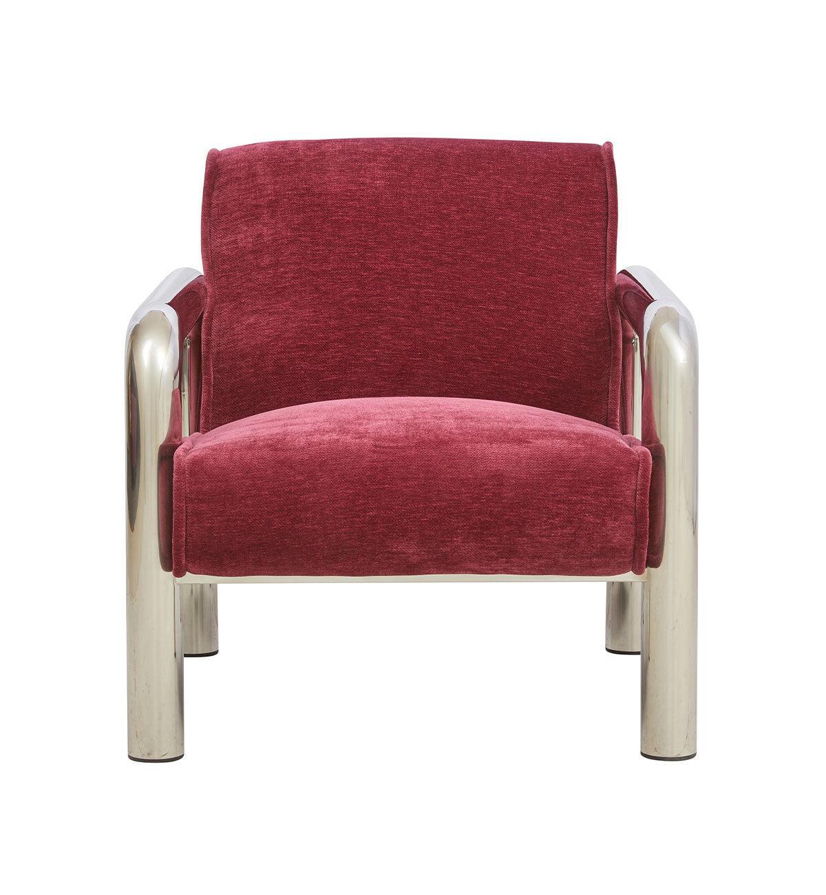 Rocco Chair in Burgundy - Image 2