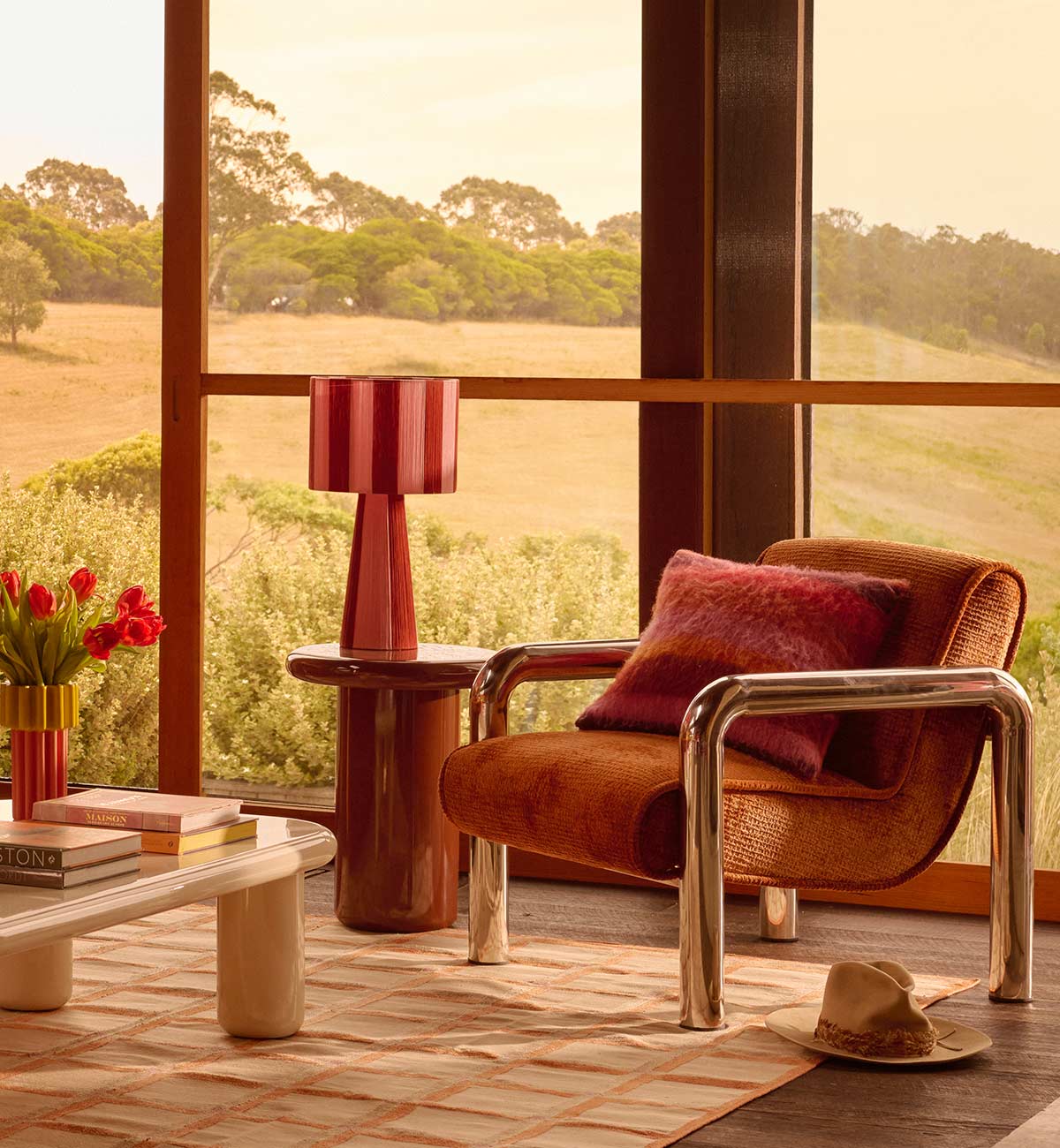 Rocco Chair In Caramel - Image 3