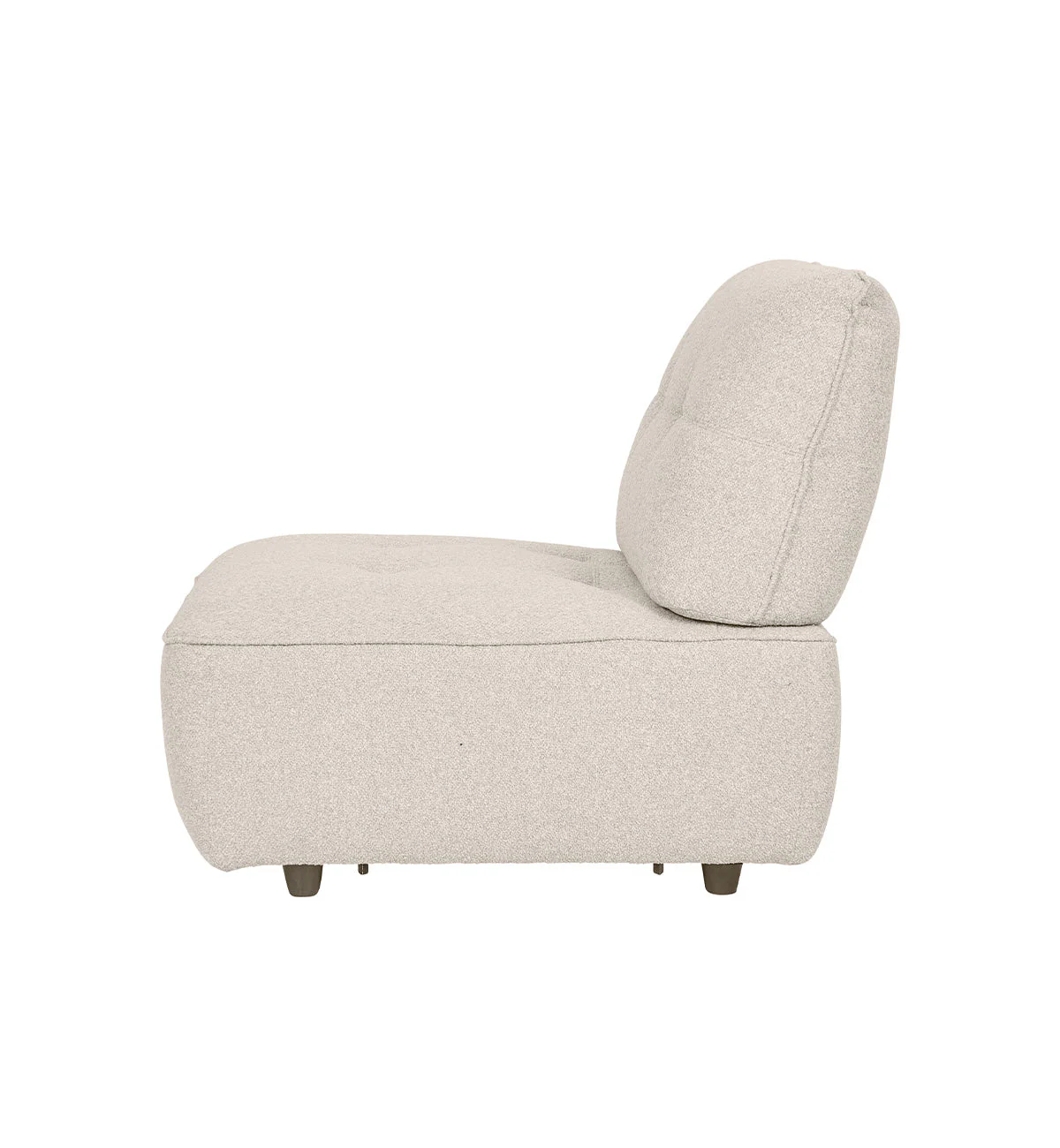 Roommate Sofa - 2 Piece Armless In Ecru - Image 5