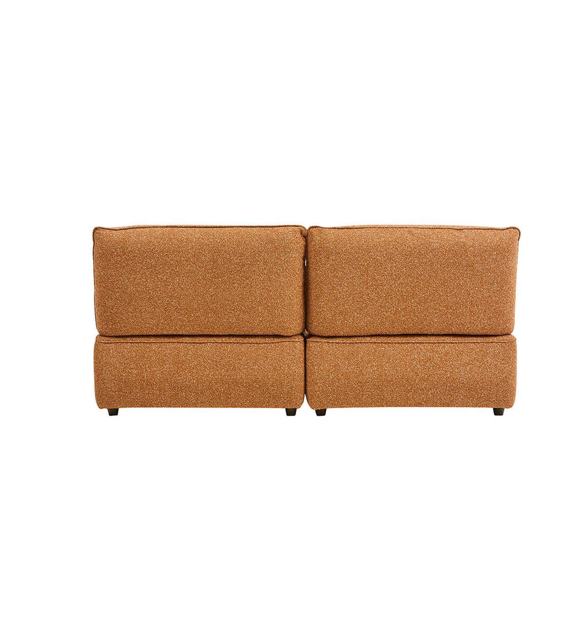 Roommate Sofa - 2 Piece Armless In Ginger - Image 10