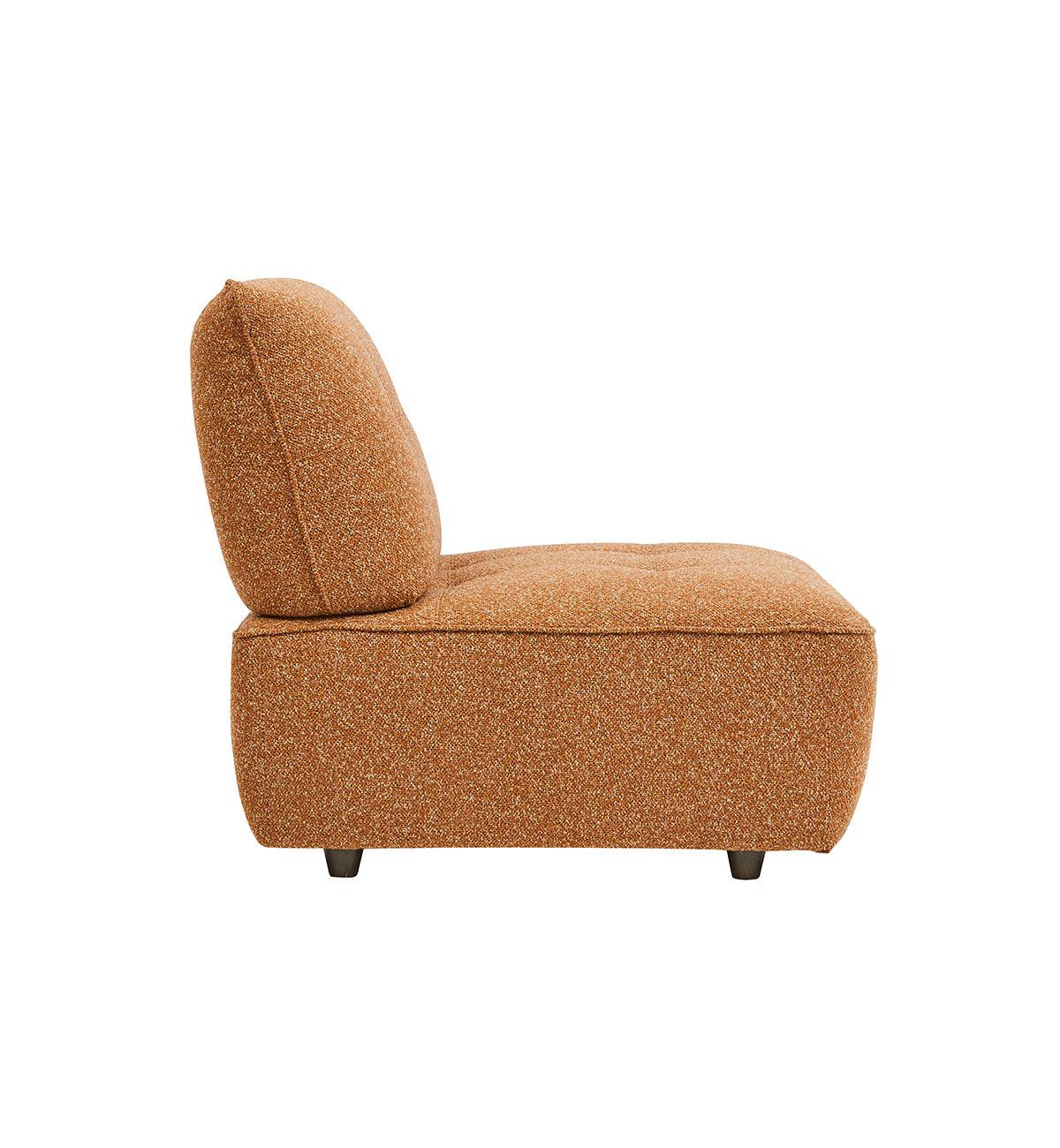 Roommate Sofa - 2 Piece Armless In Ginger - Image 11