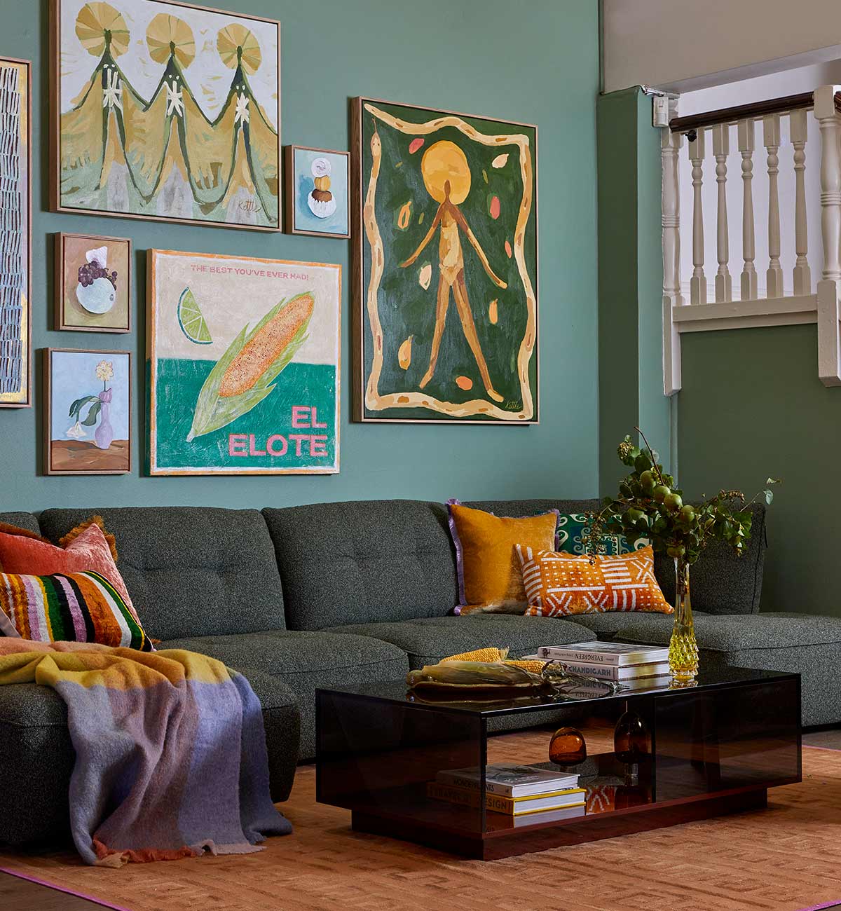 Roommate Sofa - 2 Piece + Chaise In Forest - Image 2