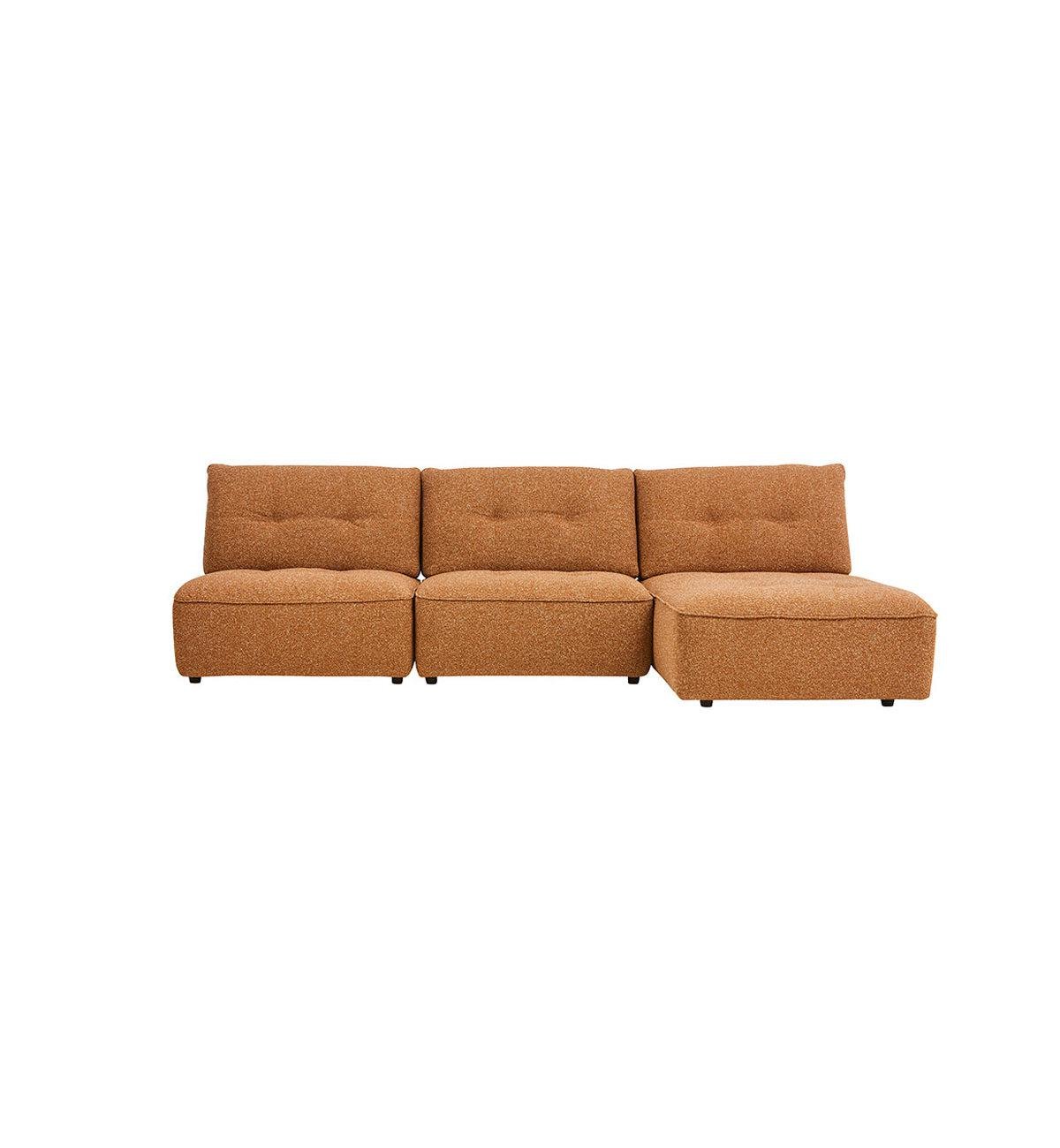Roommate Sofa - 2 Piece + Chaise In Ginger