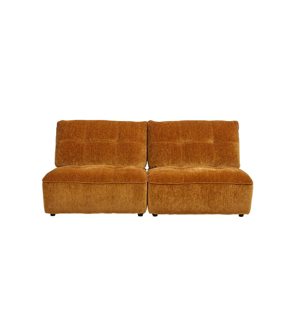 Roommate Sofa - 2 Piece Armless in Honey