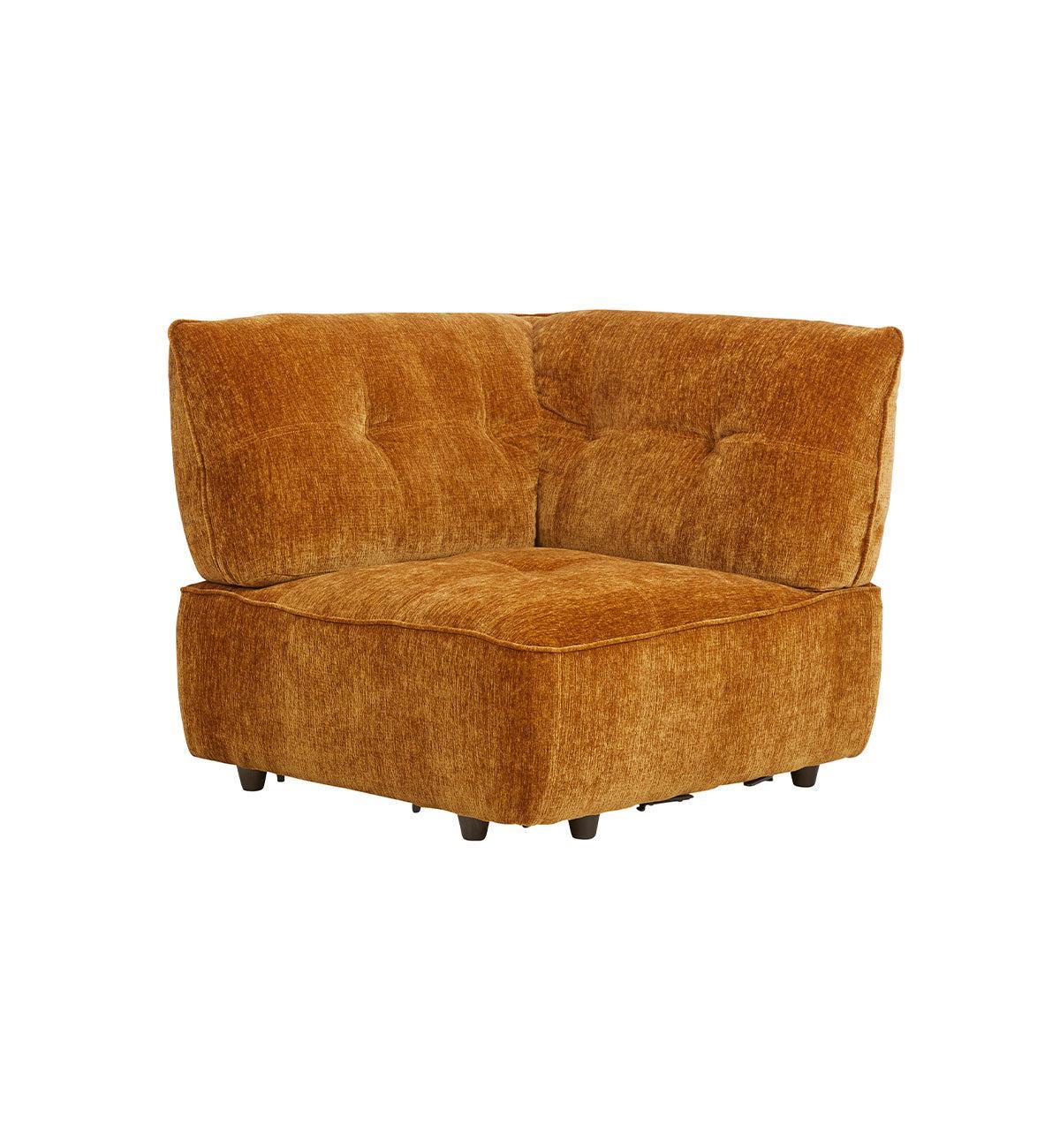 Roommate Sofa - 2 Piece in Honey - Image 4