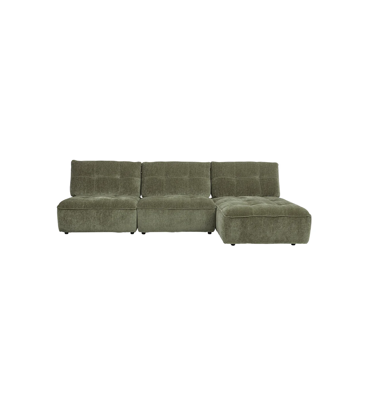 Roommate Sofa - 2 Piece + Chaise in Moss