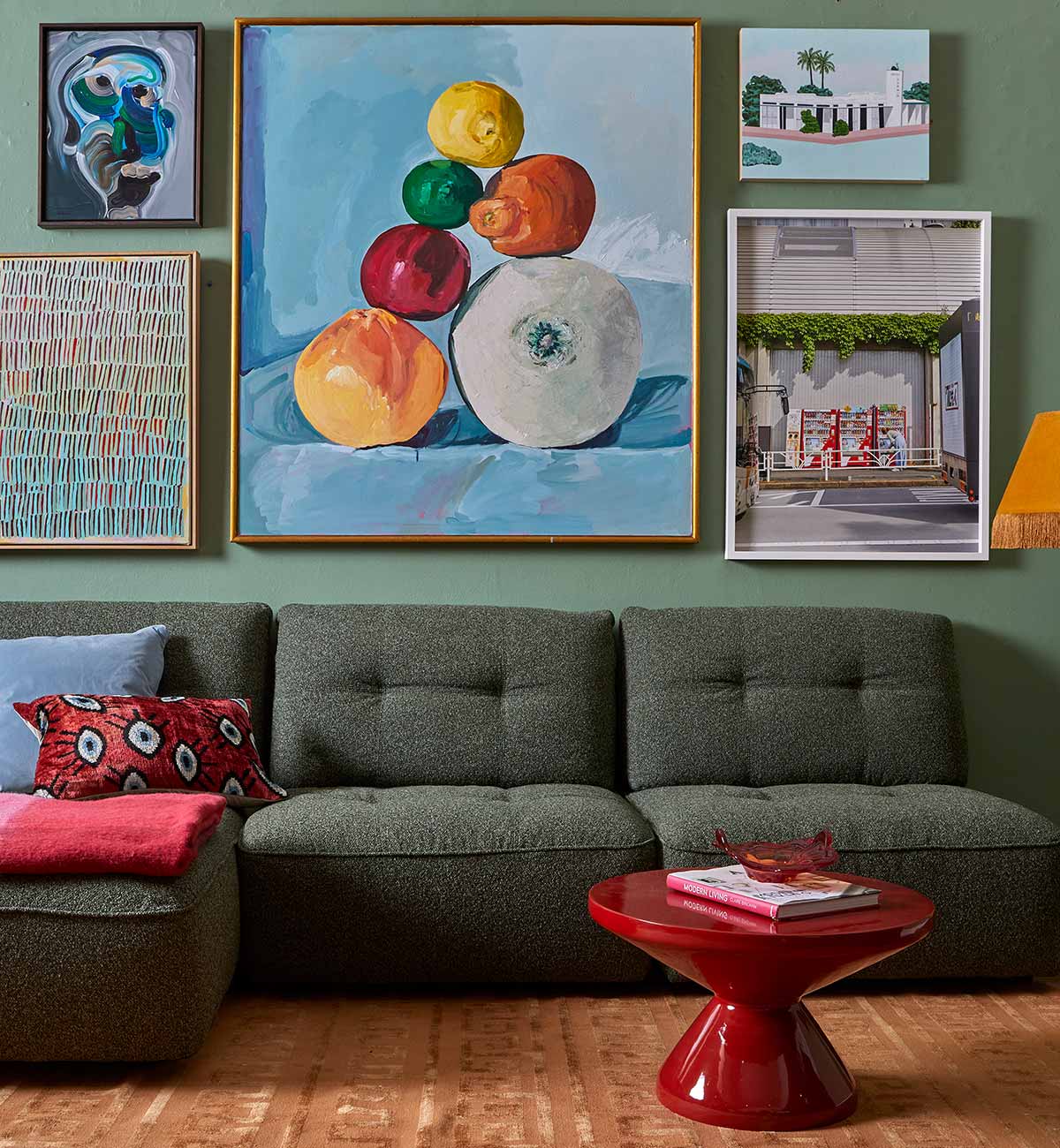Roommate Sofa - 3 Piece Armless In Forest - Image 2