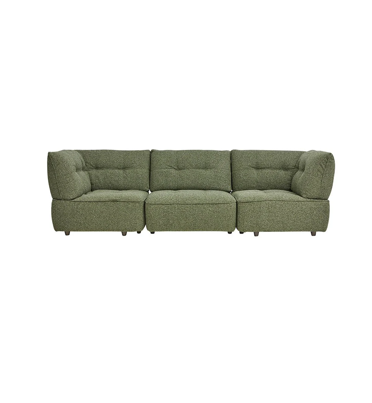 Roommate Sofa - 3 Piece With Corners In Forest