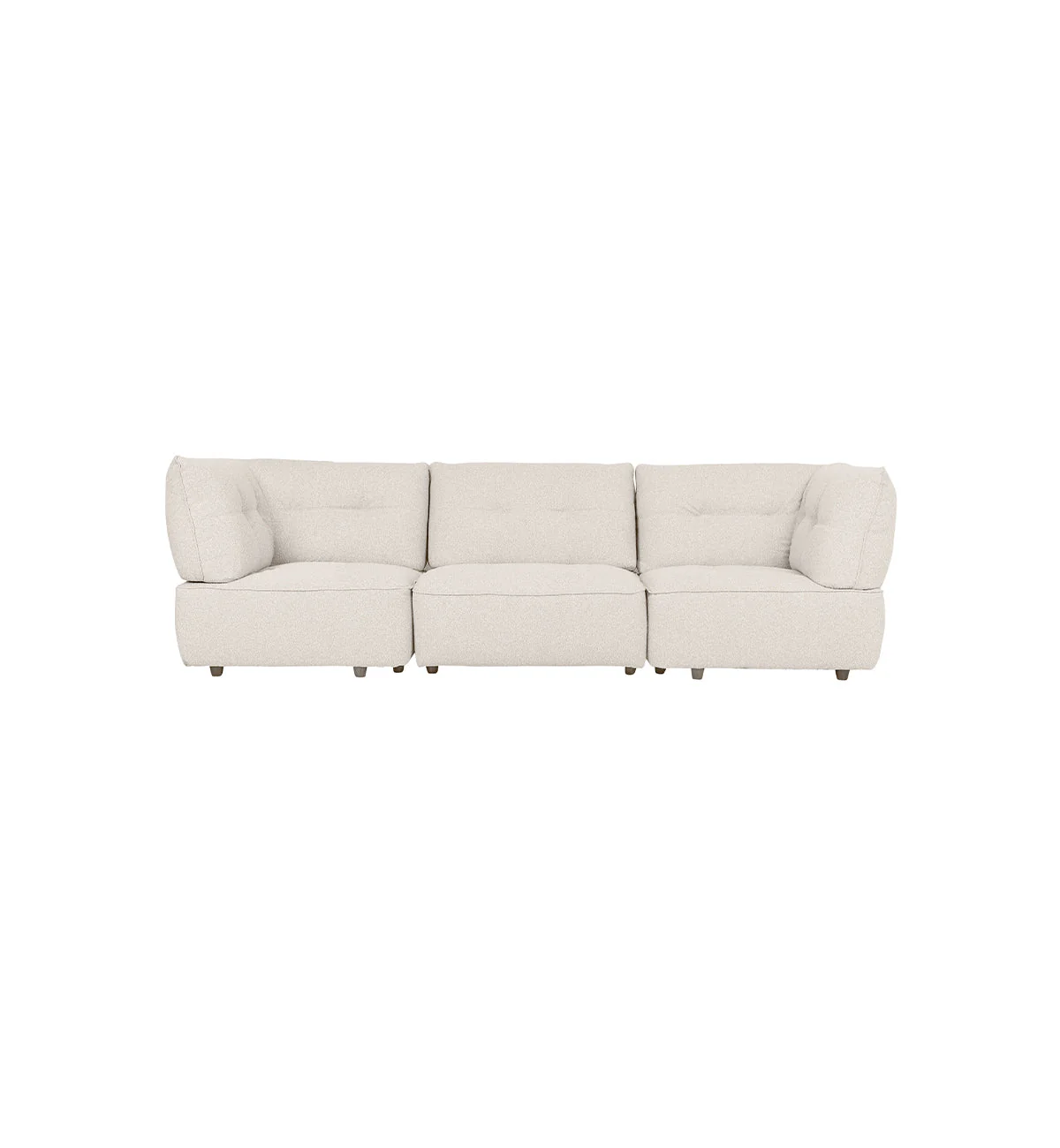 Roommate Sofa - 3 Piece With Corners In Ecru