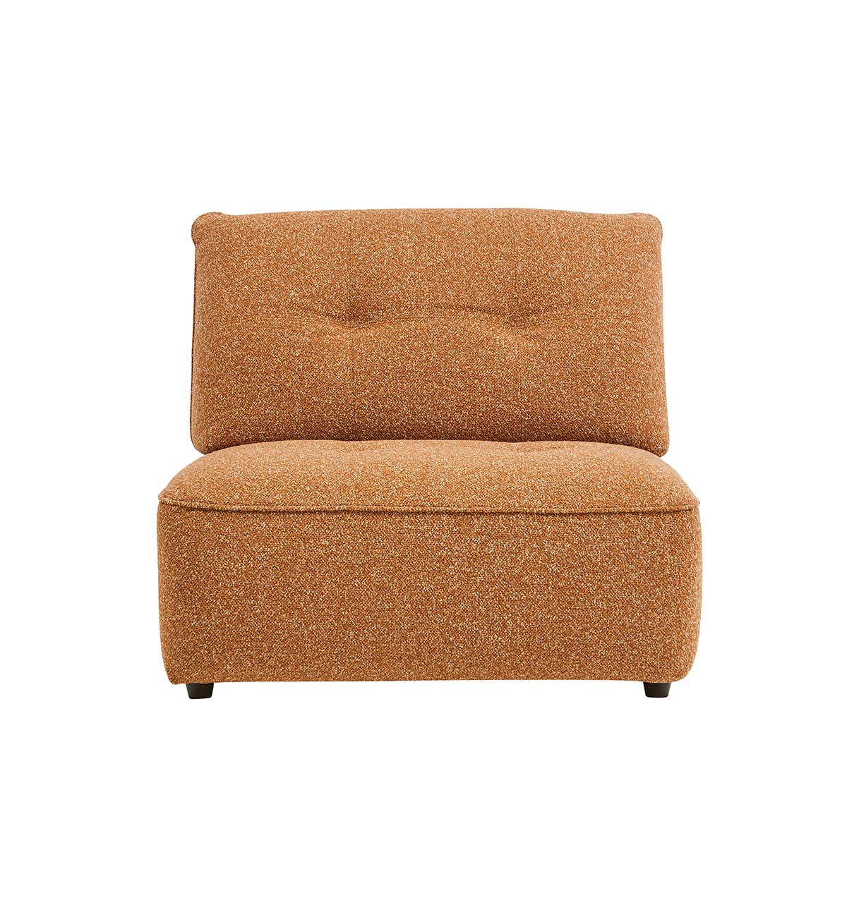 Roommate Sofa - 5 Piece L-Shape Armless In Ginger - Image 6