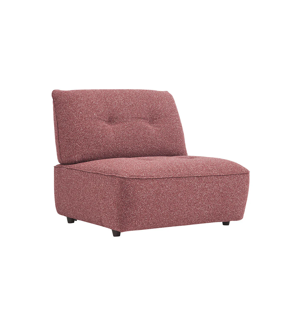 Roommate Sofa - 5 Piece L-Shape + Chaise In Mulberry - Image 4