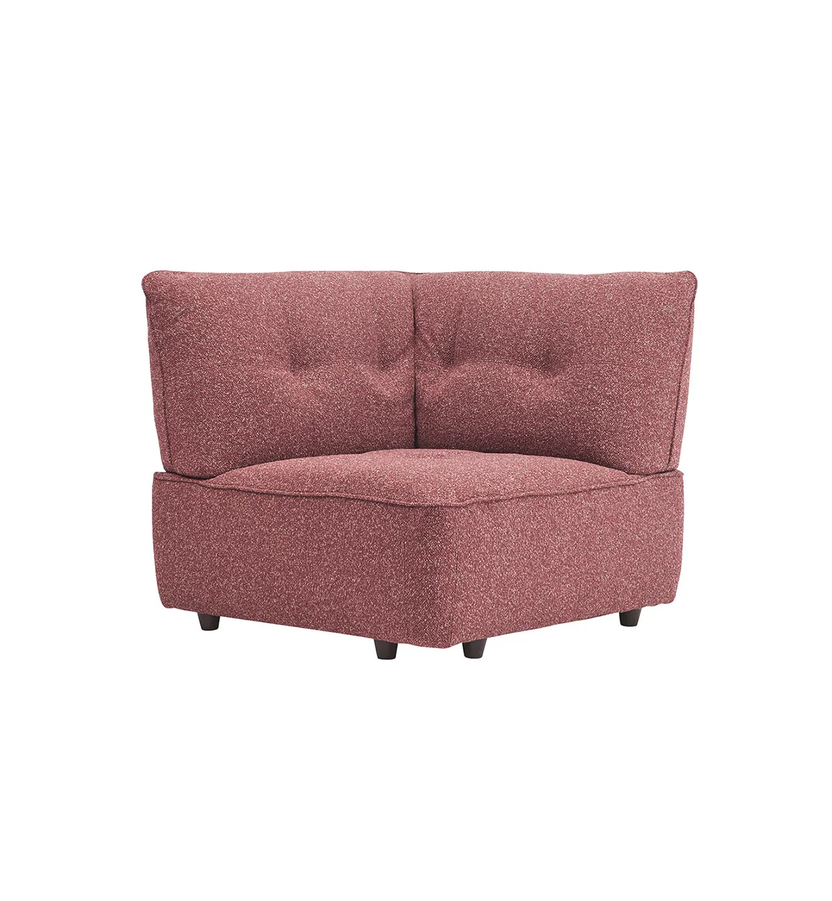 Roommate Sofa - 5 Piece L-Shape + Chaise In Mulberry - Image 5