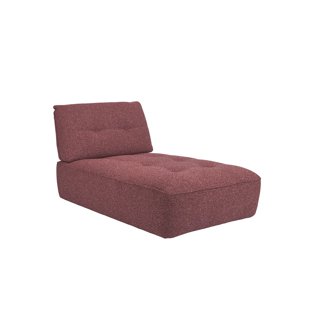 Roommate Sofa - 5 Piece L-Shape + Chaise In Mulberry - Image 6