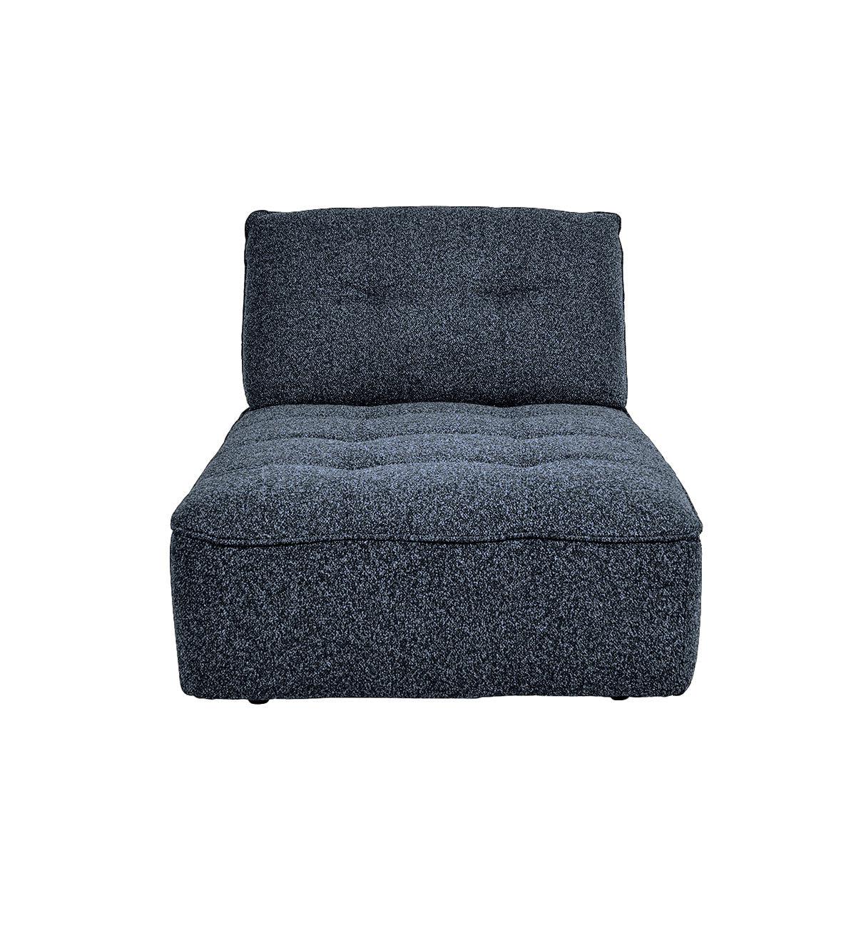 Roommate Sofa - 5 Piece L-Shape + Chaise + Ottoman In Indigo - Image 2